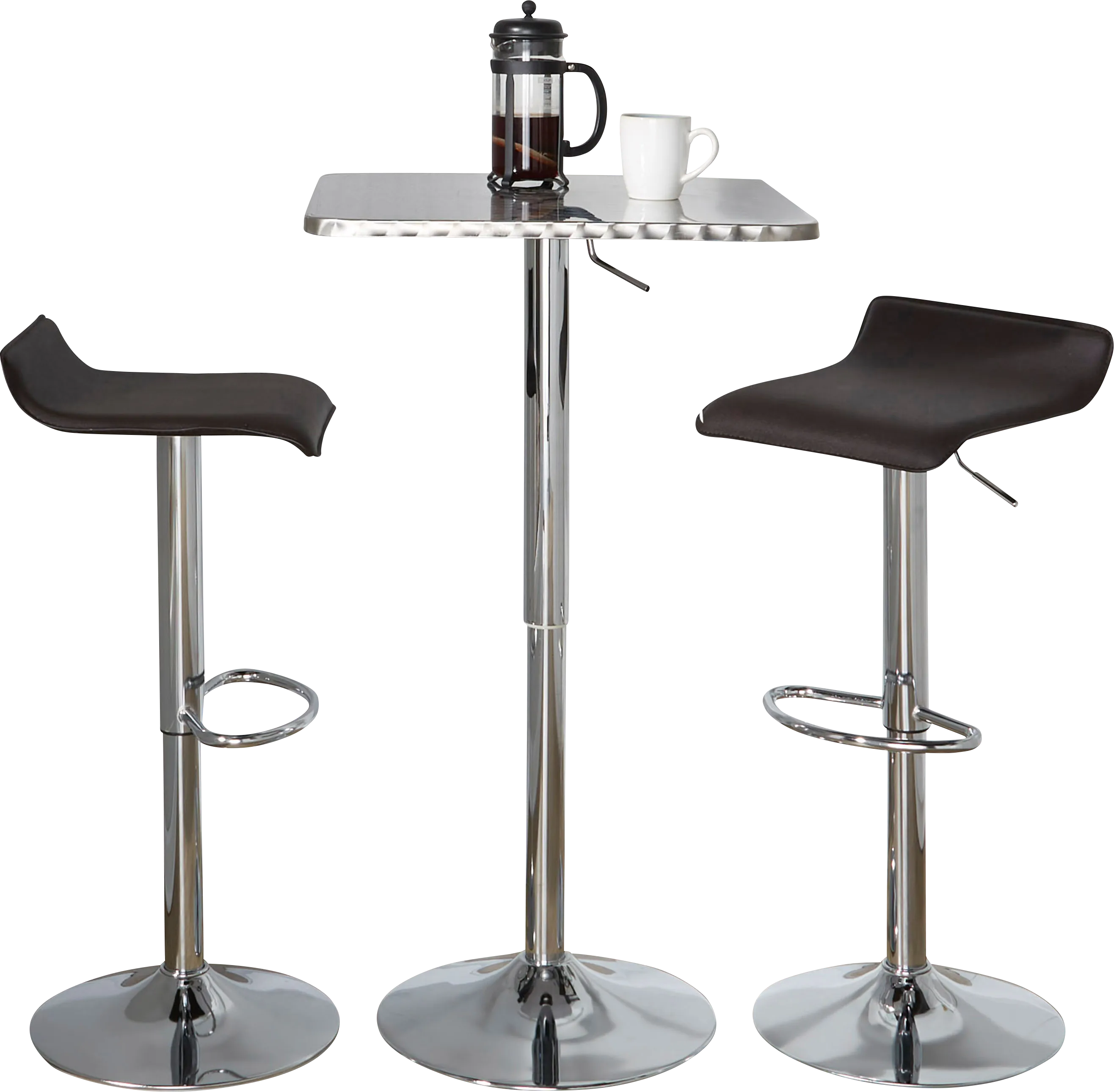 Lebato III Brown Adjustable 3 Pc Bar Set - Thumbnail - Image 1