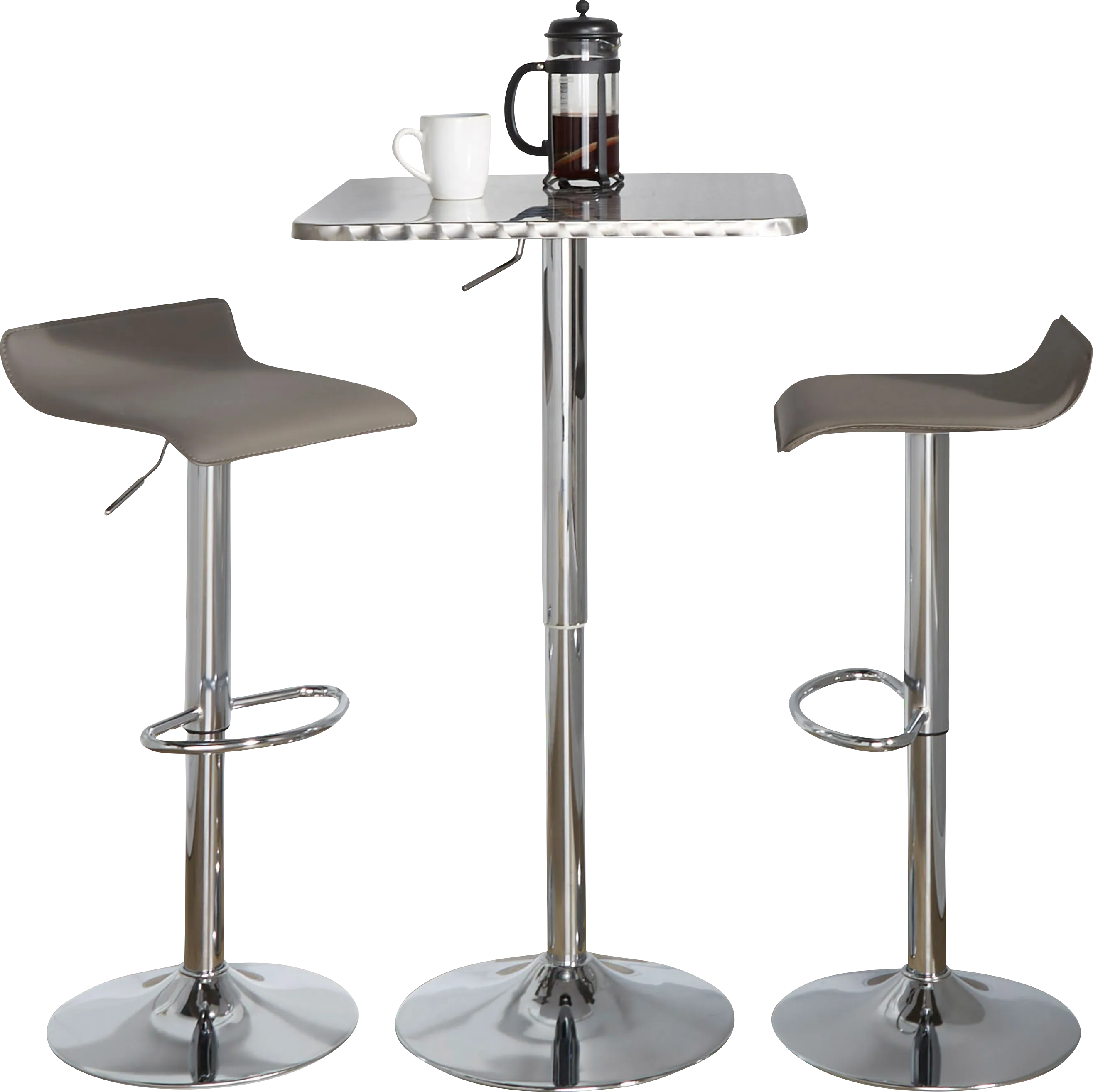 Lebato III Gray Adjustable 3 Pc Bar Set - Thumbnail - Image 1