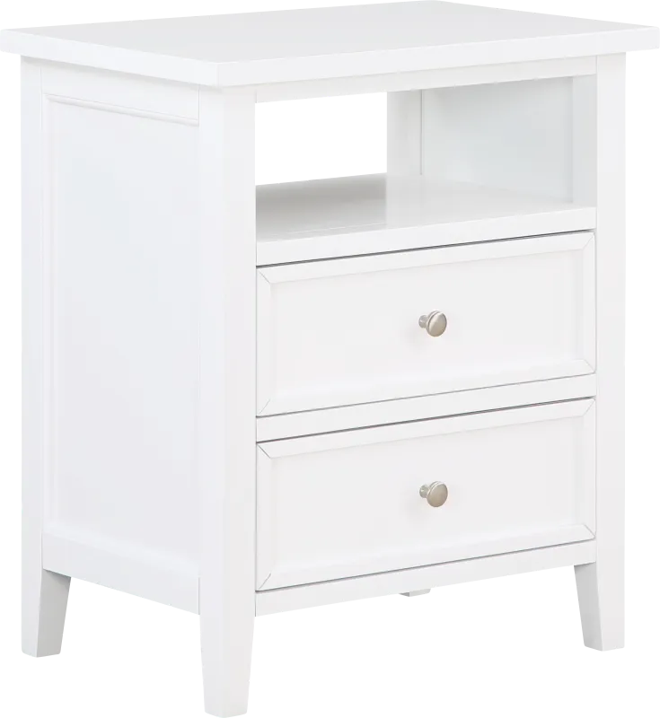 Deloffre White Nightstand