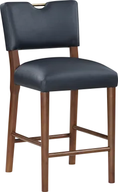 Genest Dark Blue Barstool