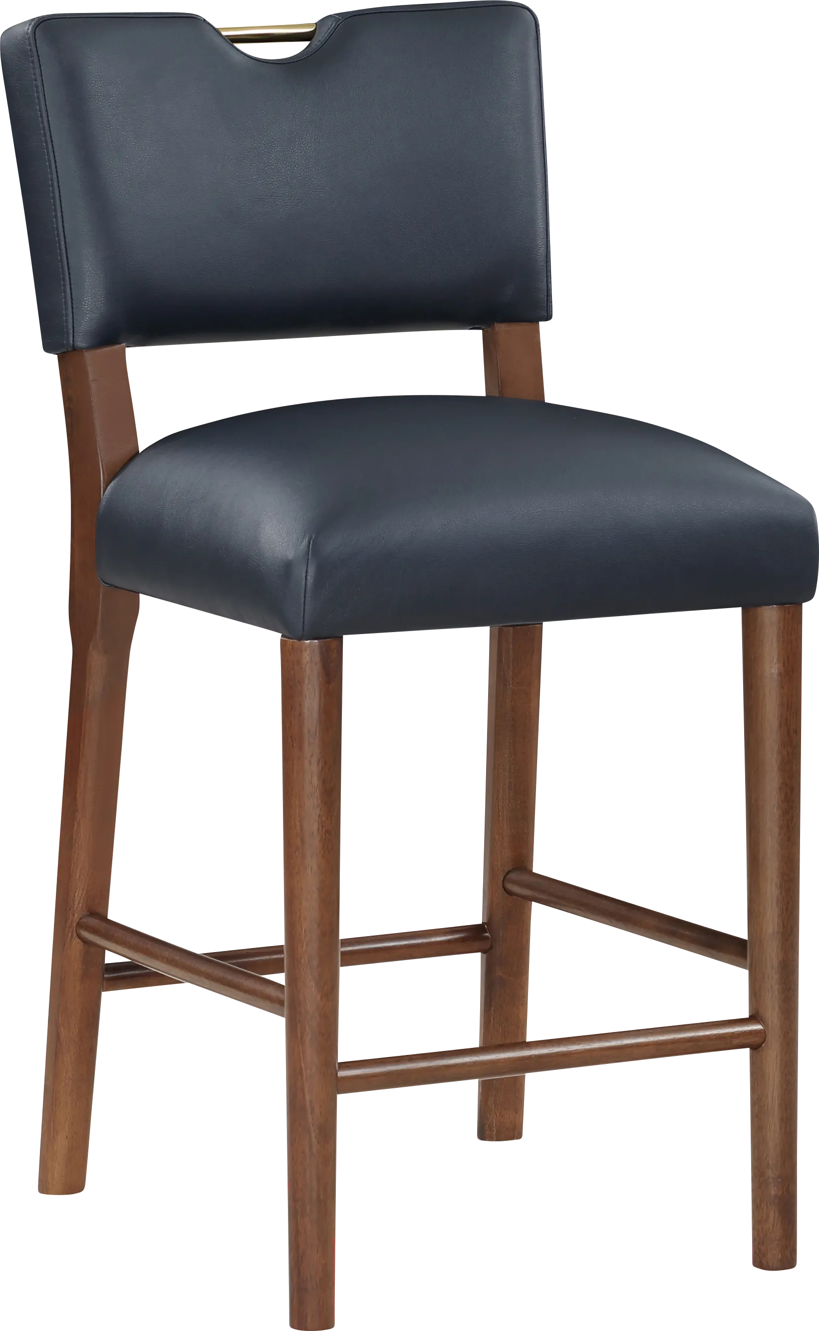 Genest Dark Blue Barstool - Image 1