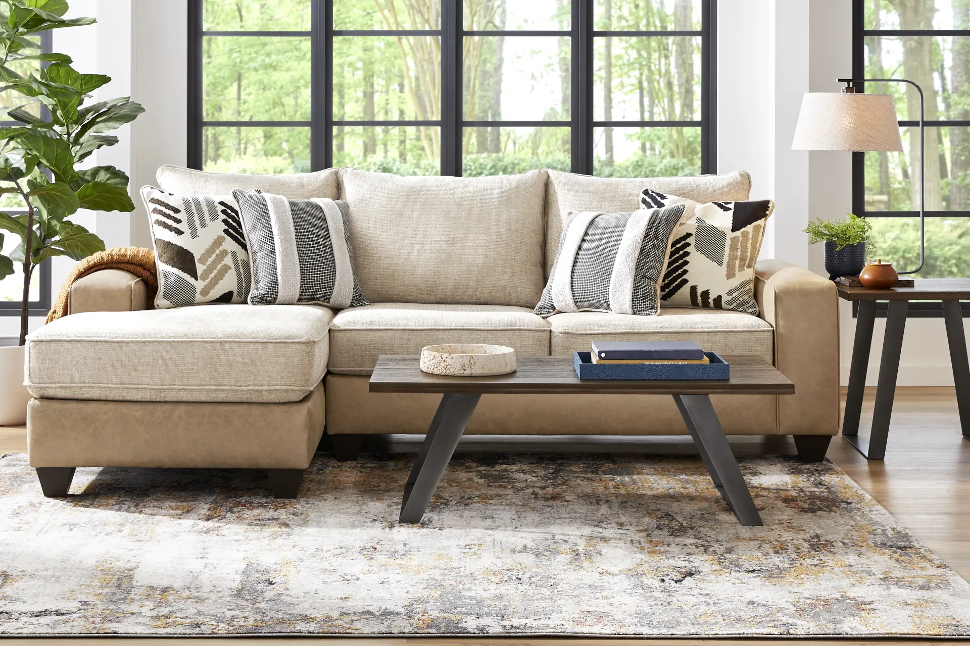 Murphy Beige 2 Pc Sectional