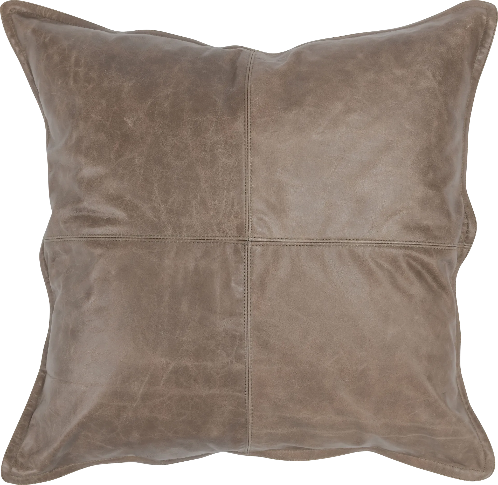 Ezama Taupe Accent Pillow - Image 1