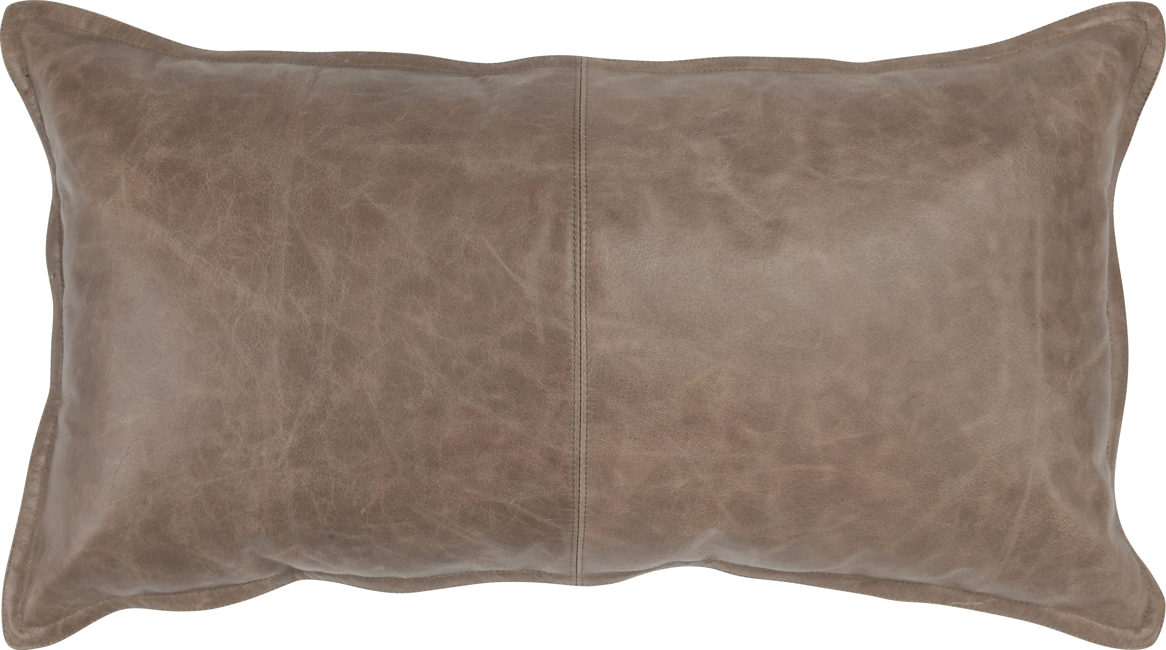 Ezama Taupe Lumbar Pillow - Thumbnail - Image 1