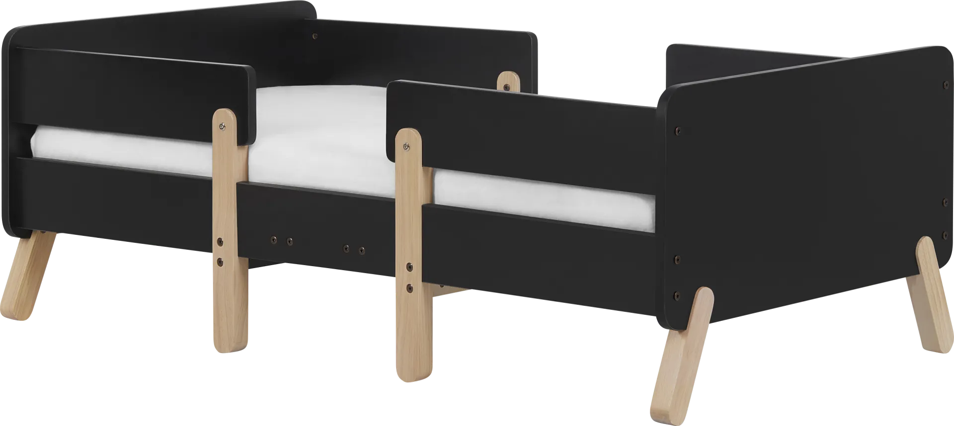 Kids Rhysa Black Toddler Bed - Image 1