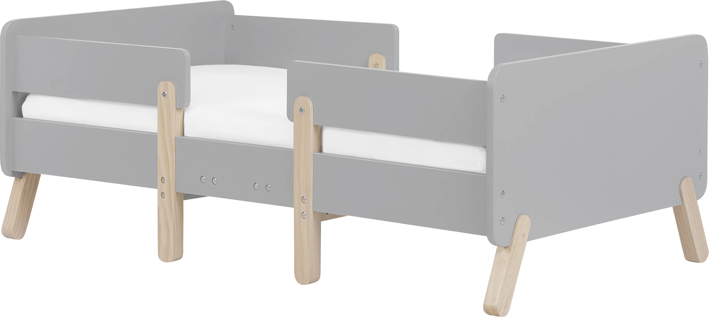 Kids Rhysa Gray Toddler Bed - Thumbnail - Image 1