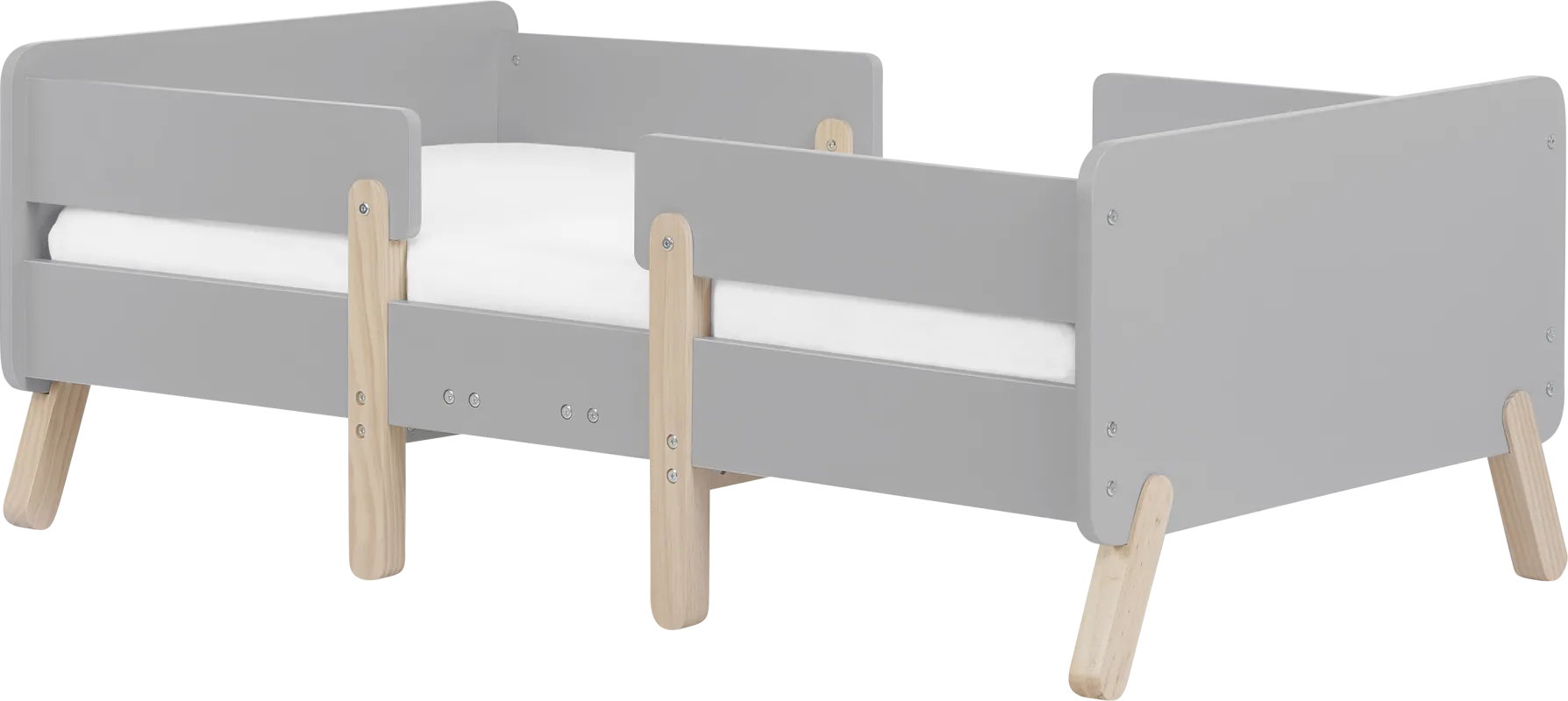 Kids Rhysa Gray Toddler Bed