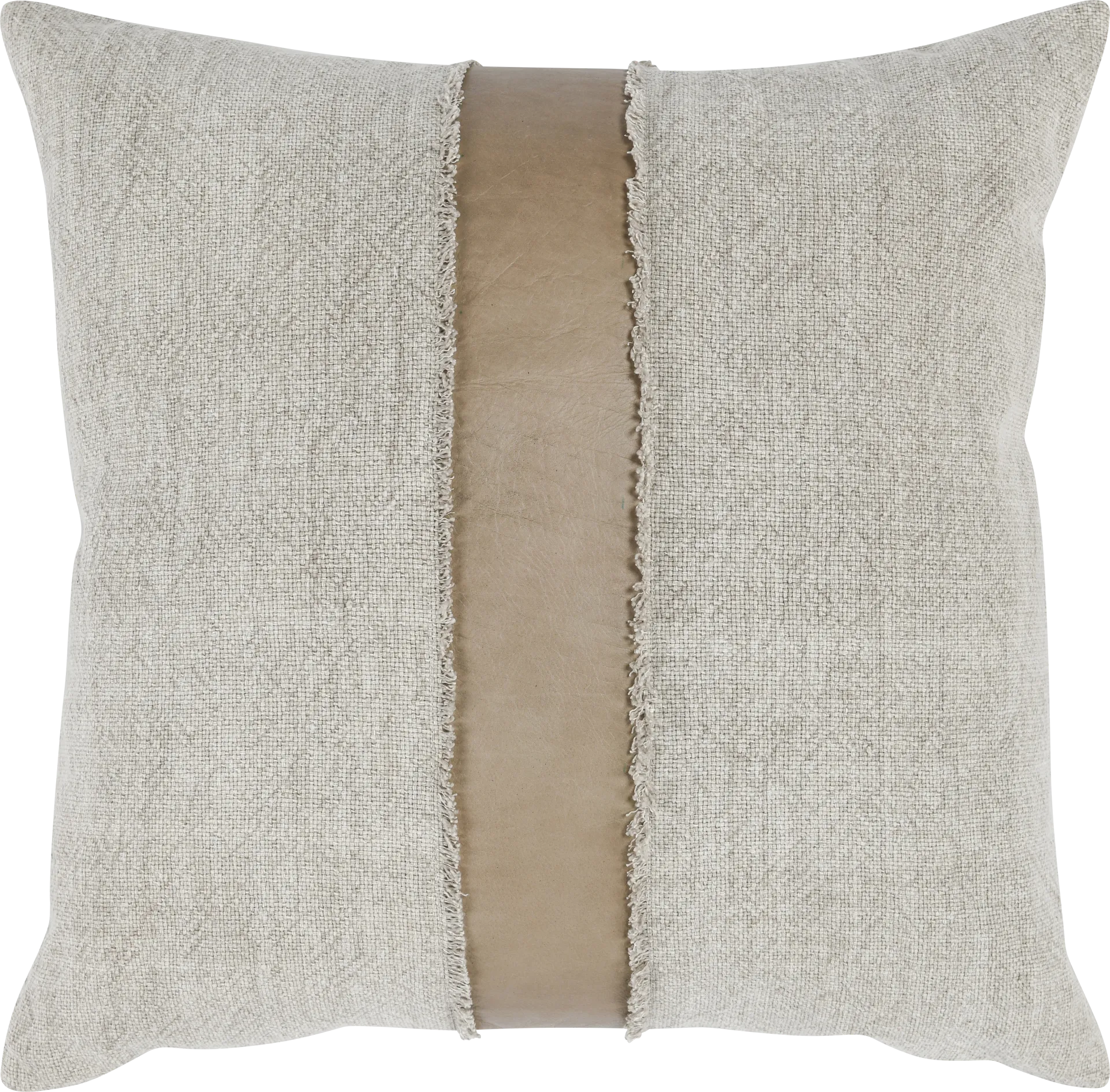 Laiene Beige Accent Pillow - Image 1