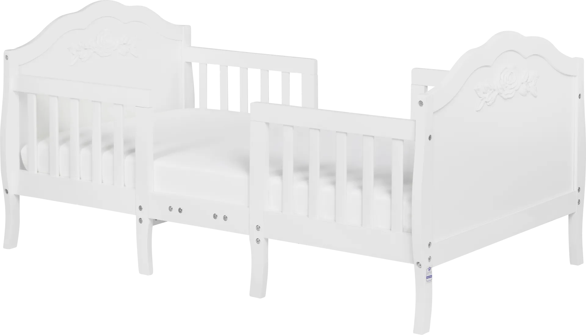 Kids Faylo White Toddler Bed - Image 1
