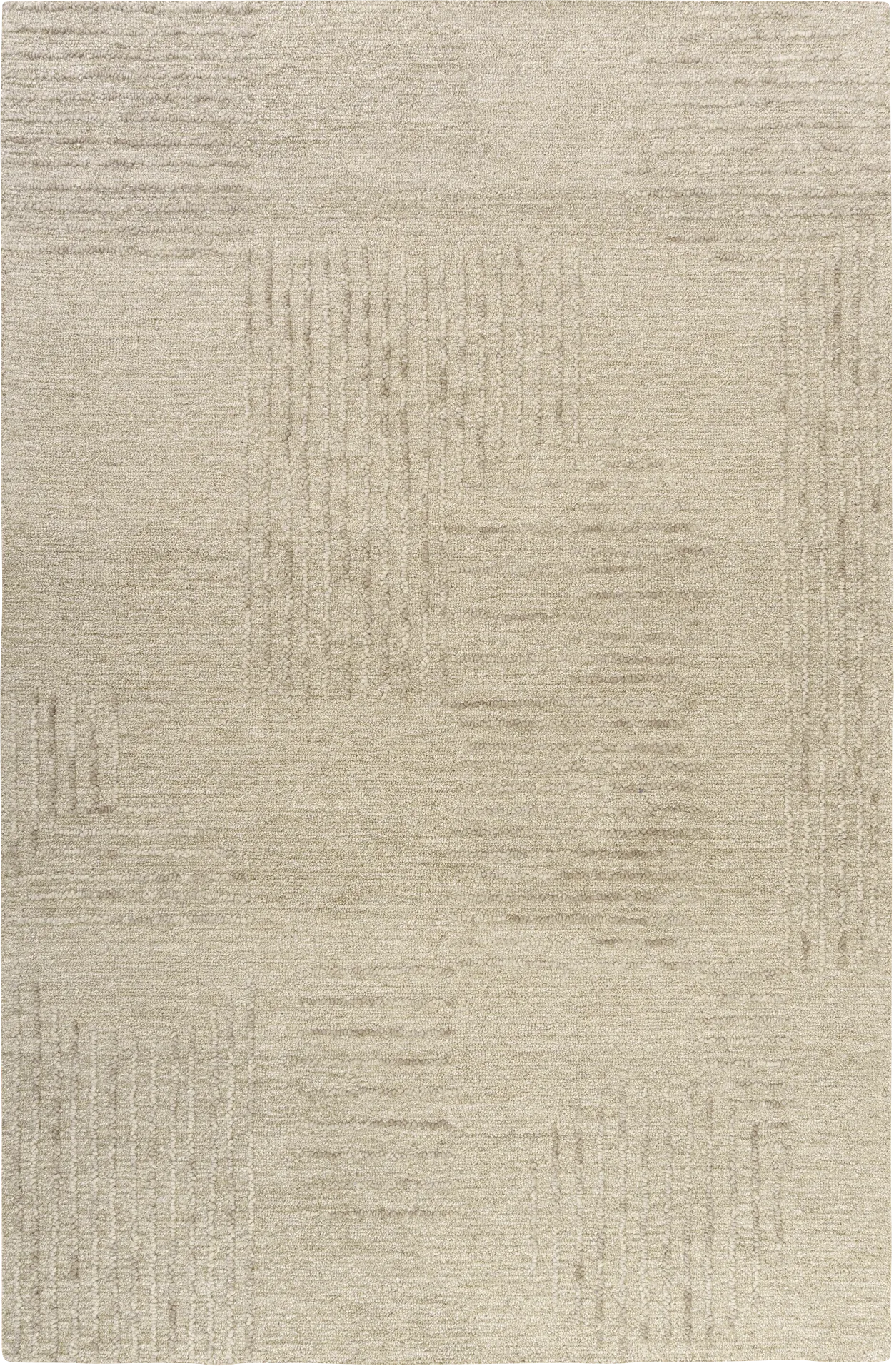 Troan Beige 5' x 7'9 Rug - Thumbnail - Image 1