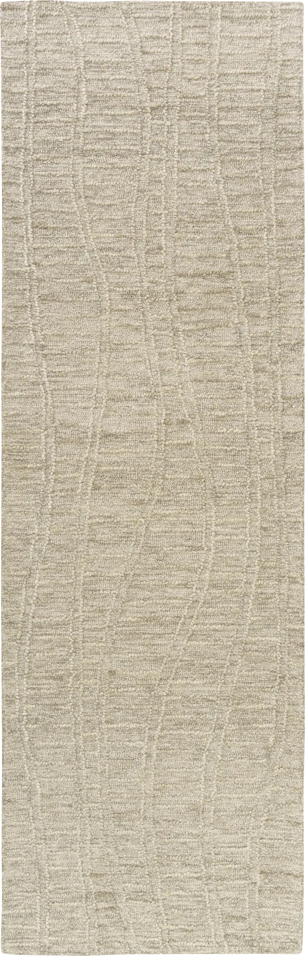 Thui Light Taupe 2'6 x 8' Runner Rug - Image 1