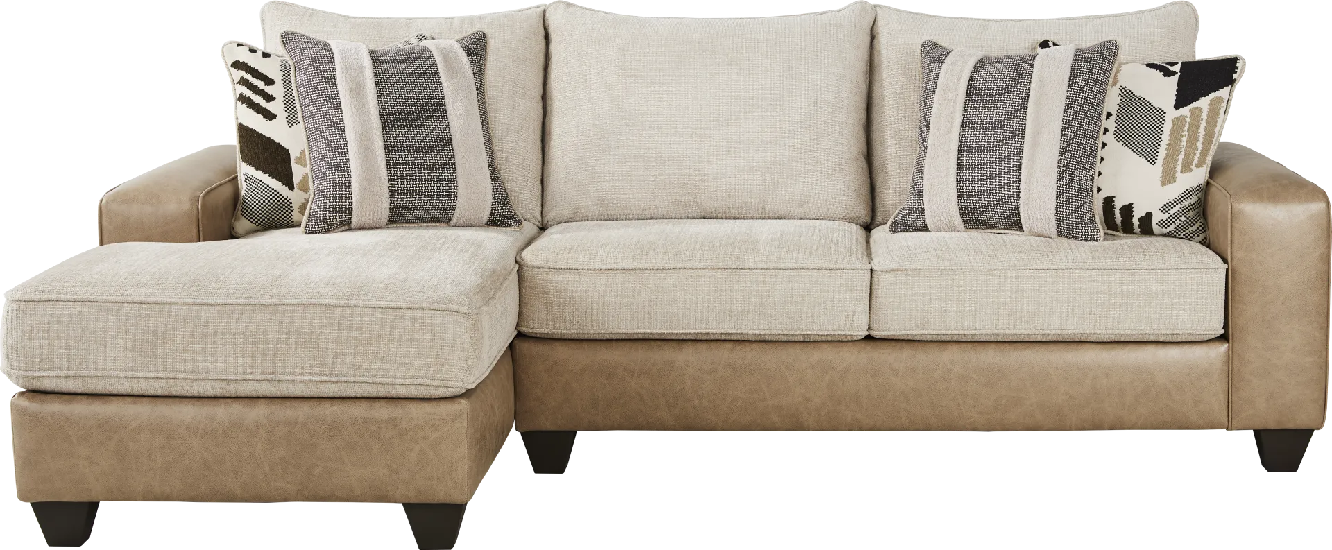 Murphy Beige 2 Pc Sectional - Image 1