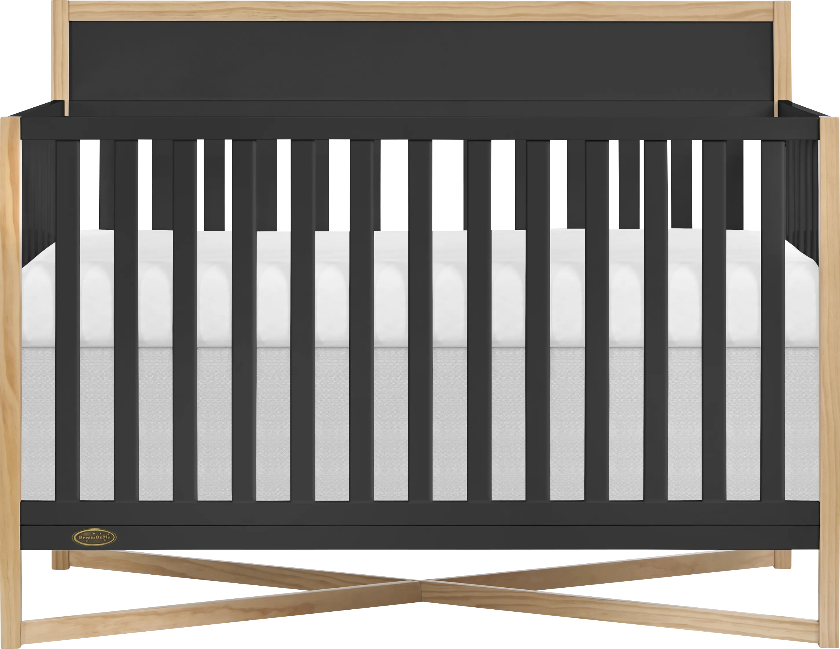 Kids Mosar Black Convertible Crib - Thumbnail - Image 1