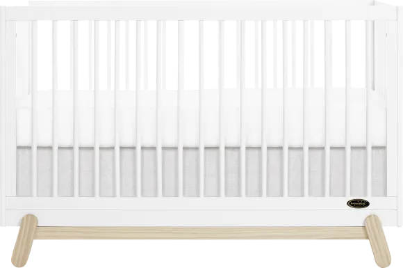 Kids Salvra White Convertible Crib