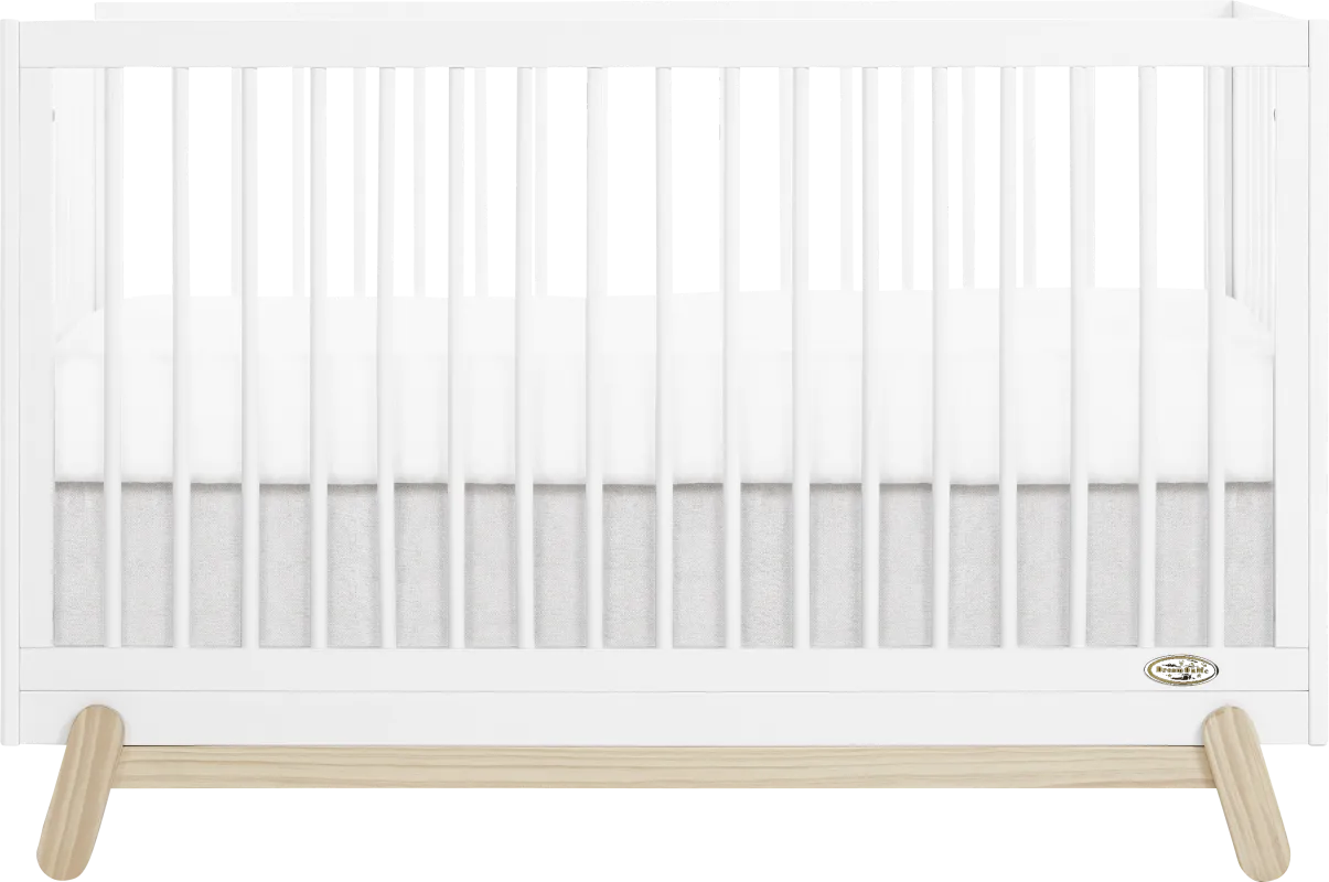 Kids Salvra White Convertible Crib