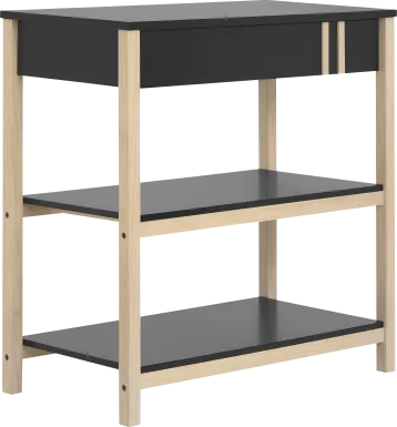 Kids Tresio Black Changing Table