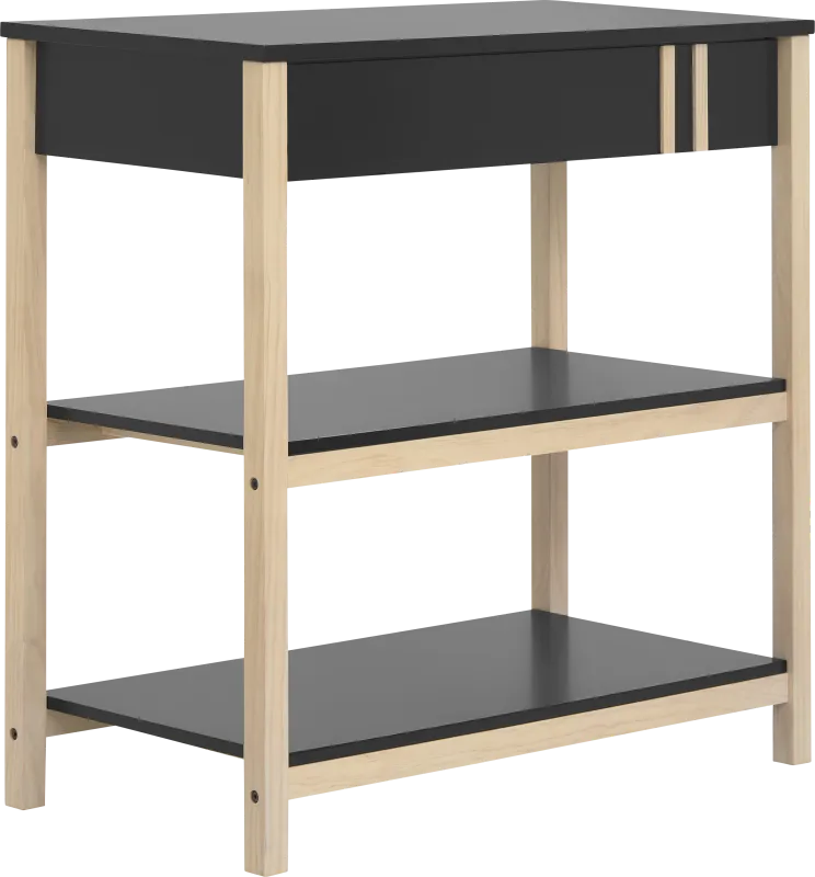 Kids Tresio Black Changing Table