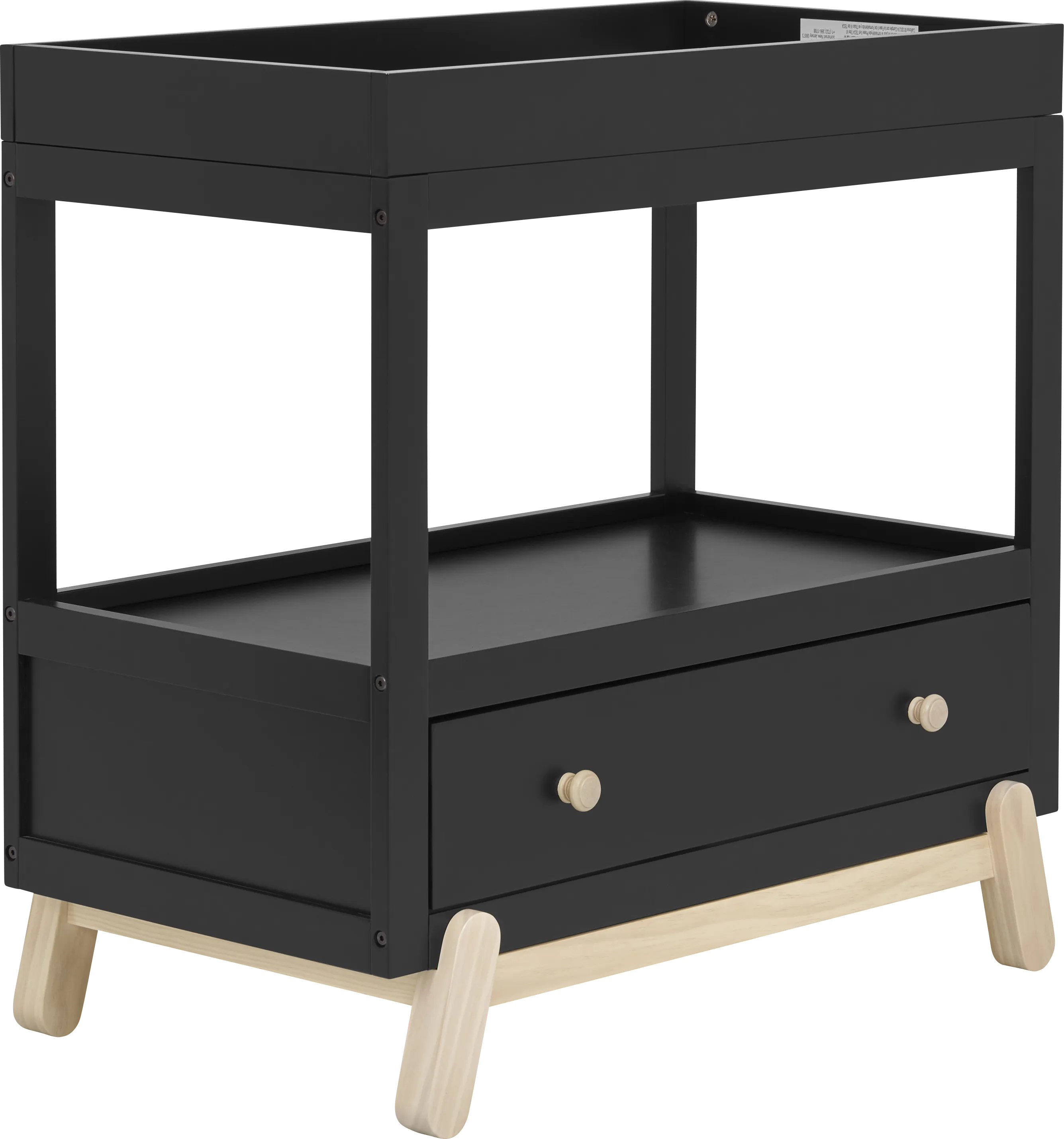 Kids Salvra Black Changing Table - Thumbnail - Image 1