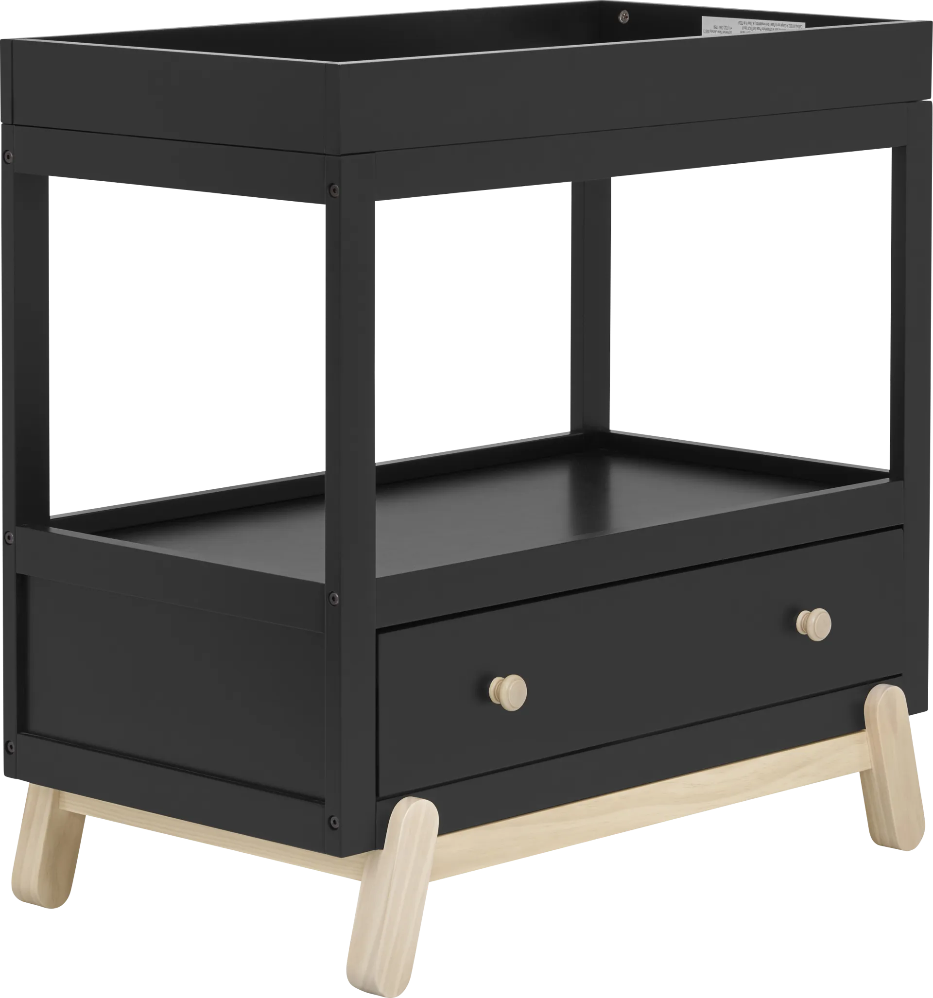 Kids Salvra Black Changing Table - Image 1