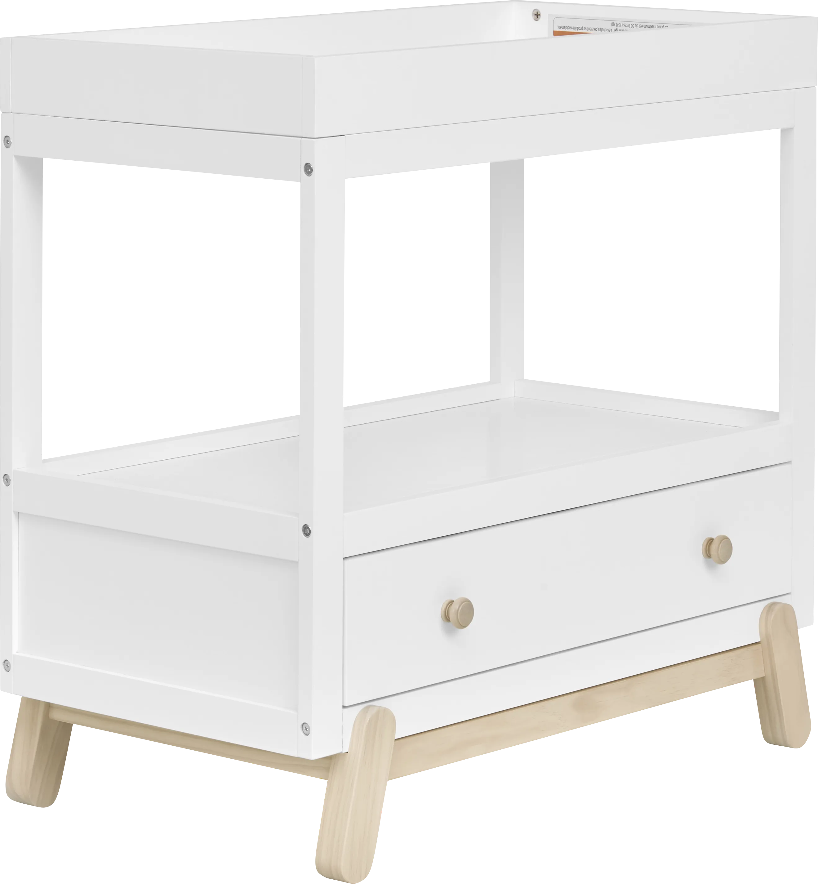 Kids Salvra White Changing Table - Thumbnail - Image 1