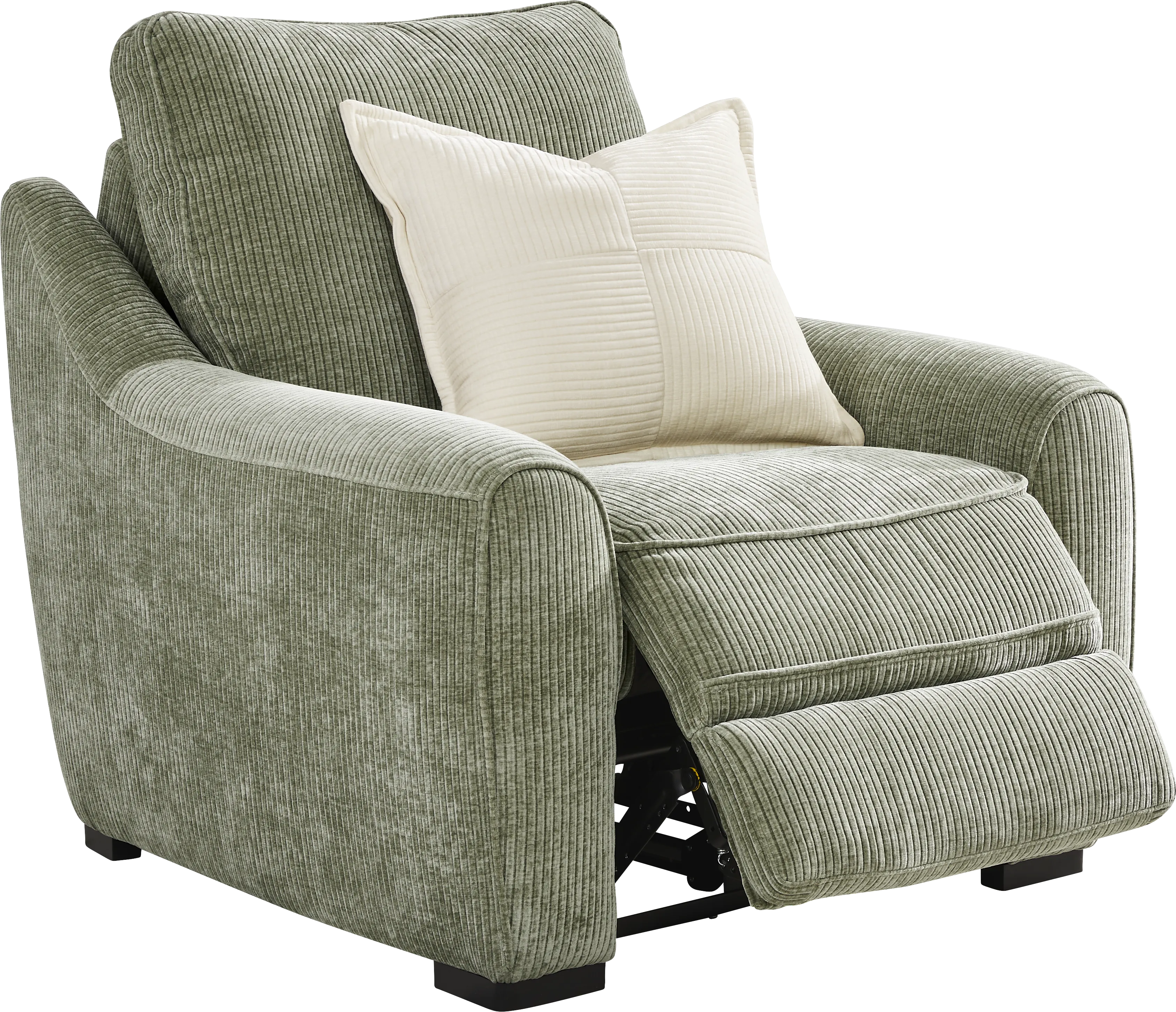 Somerset Green Dual Power Recliner - Thumbnail - Image 1