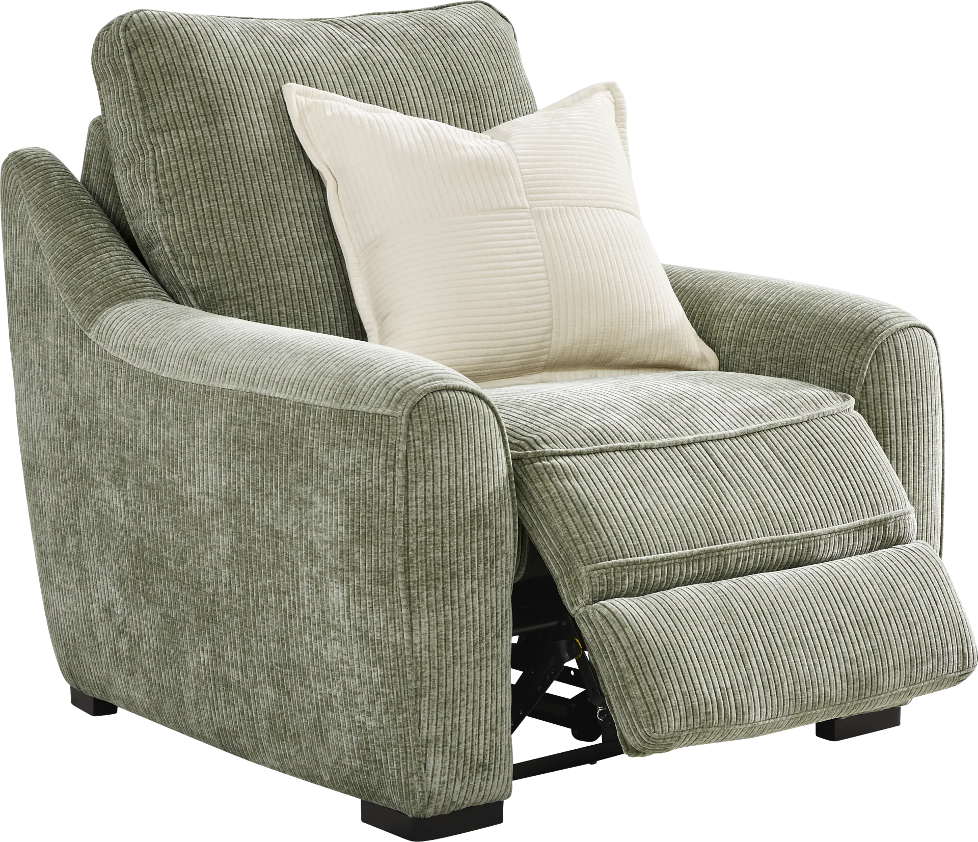Somerset Green Dual Power Recliner - Image 1