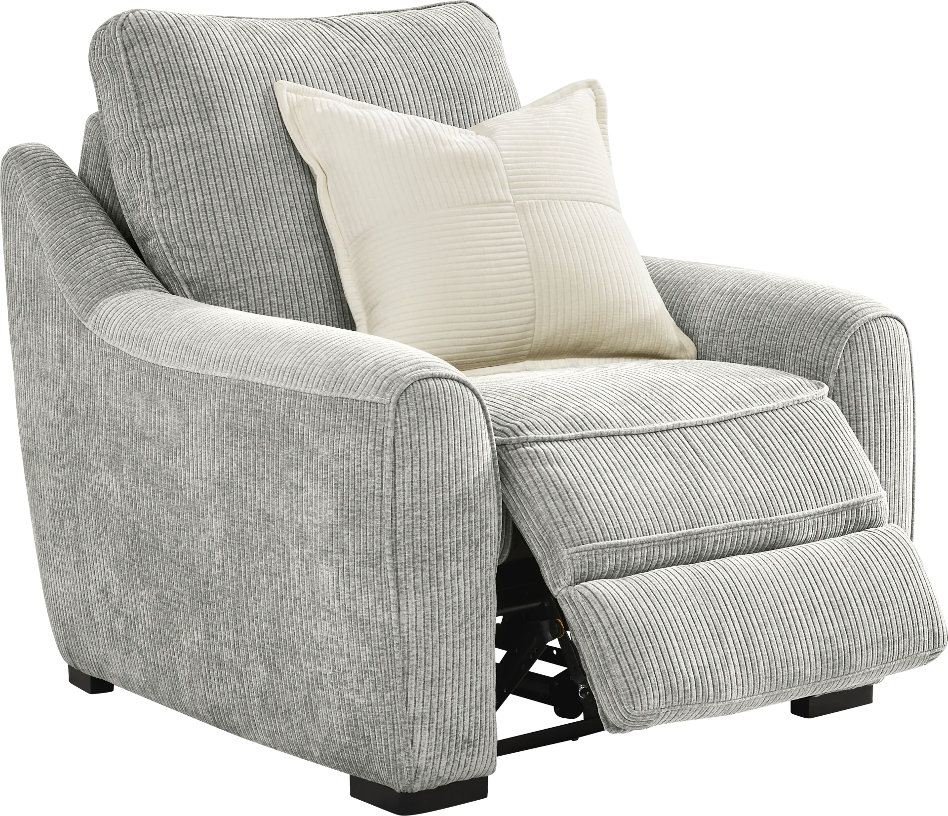 Somerset Gray Dual Power Recliner - Image 1