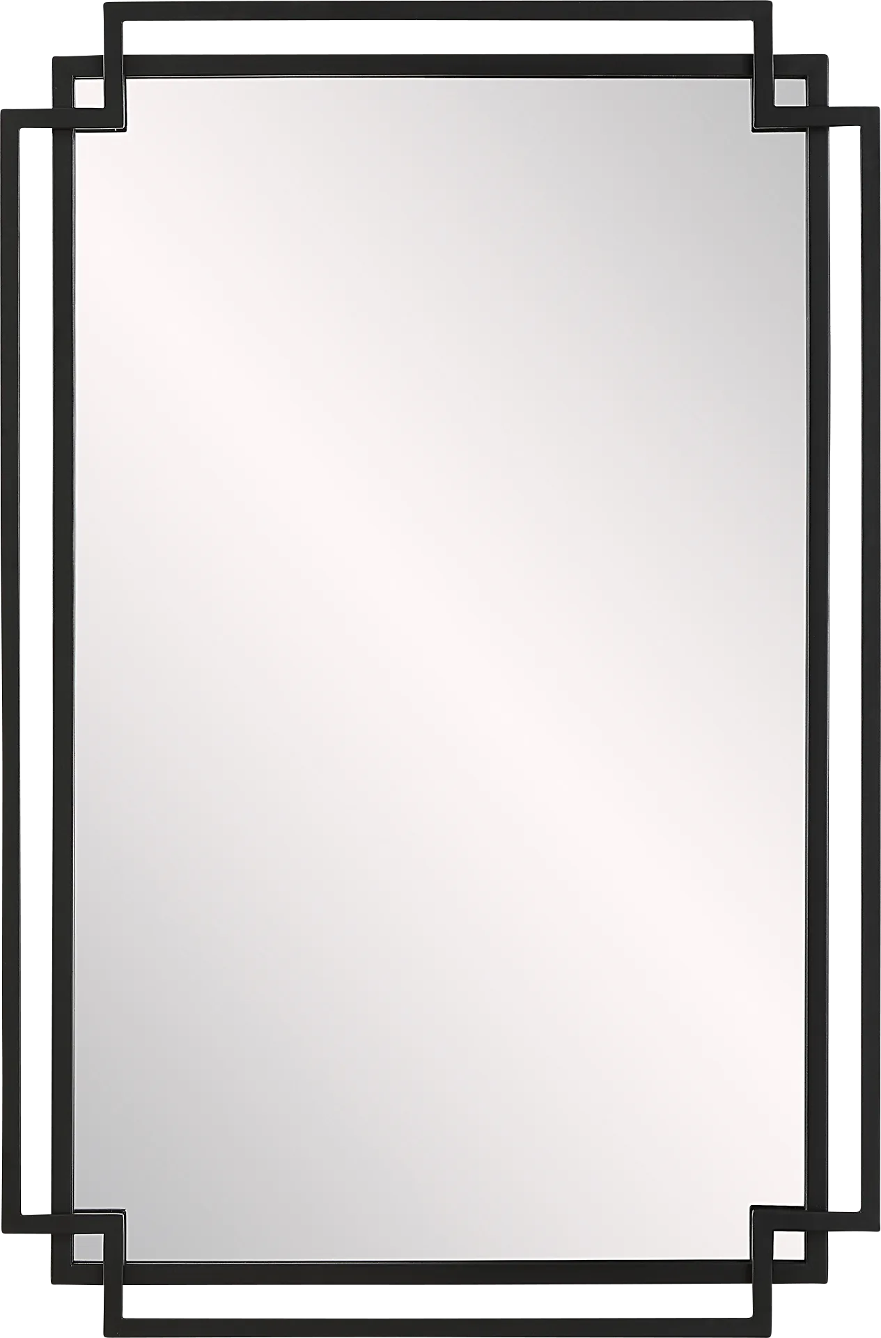 Soyeon Black Wall Mirror - Thumbnail - Image 1