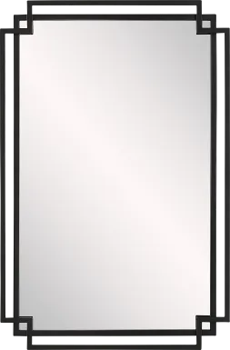 Soyeon Black Wall Mirror