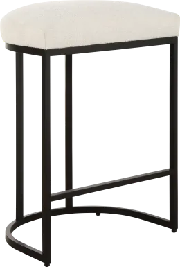 Jimin White Counter Stool