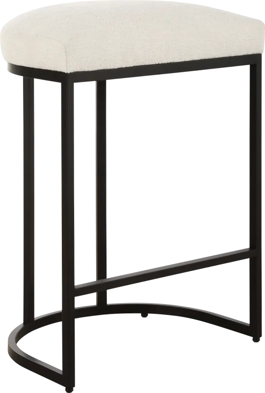 Jimin White Counter Stool