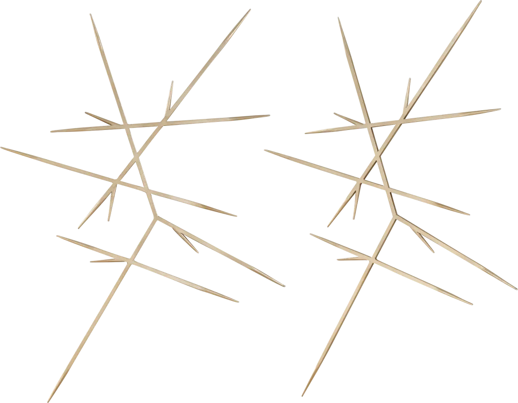 Droic Silver Wall Decor, Set of 2