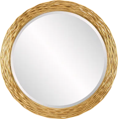 Yaishis Gold Wall Mirror