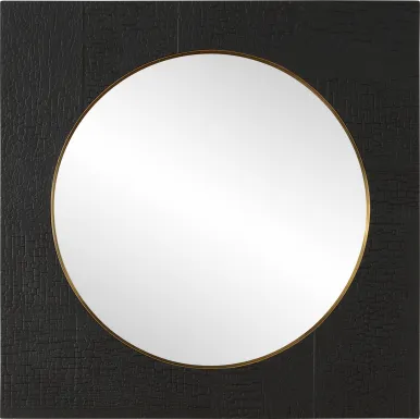Serdag Black Wall Mirror