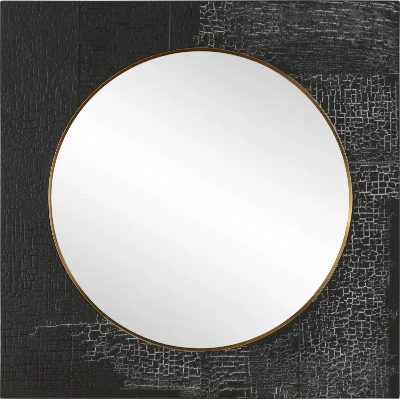 Serdag Black Wall Mirror
