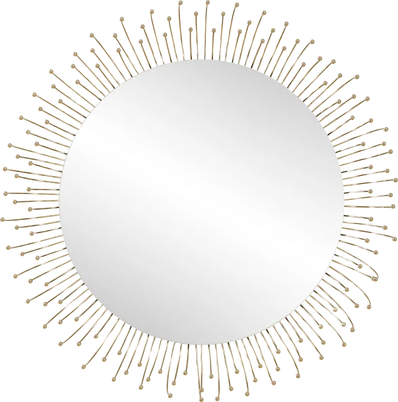 Azeips Gold Wall Mirror