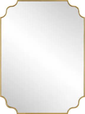 Maeks Gold Wall Mirror