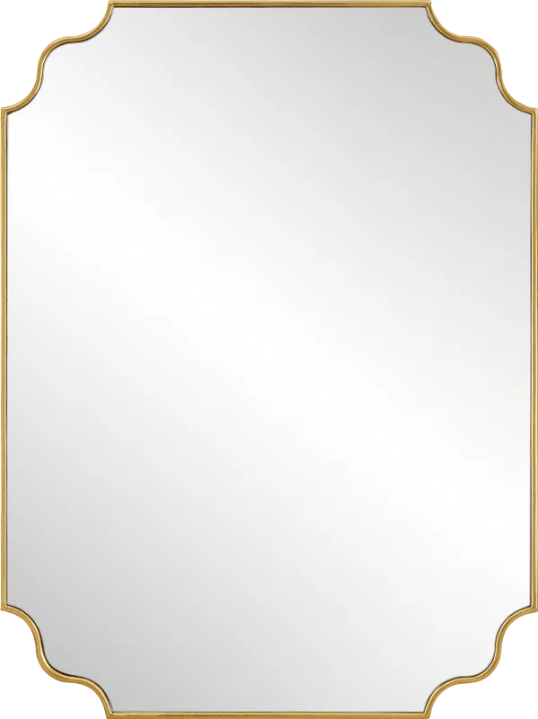 Maeks Gold Wall Mirror