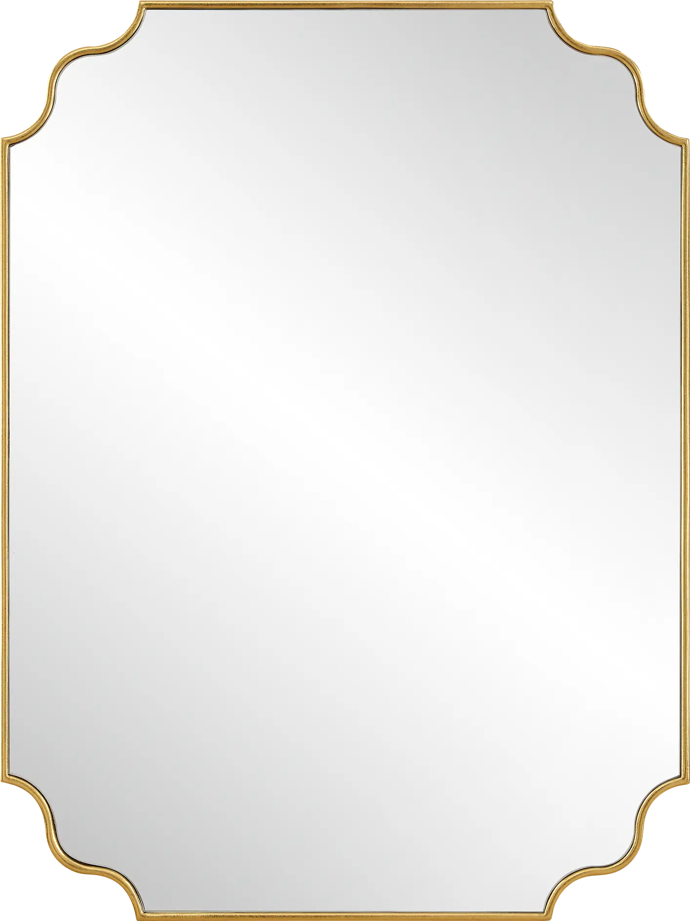 Maeks Gold Wall Mirror
