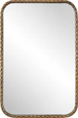 Vlug Bronze Wall Mirror