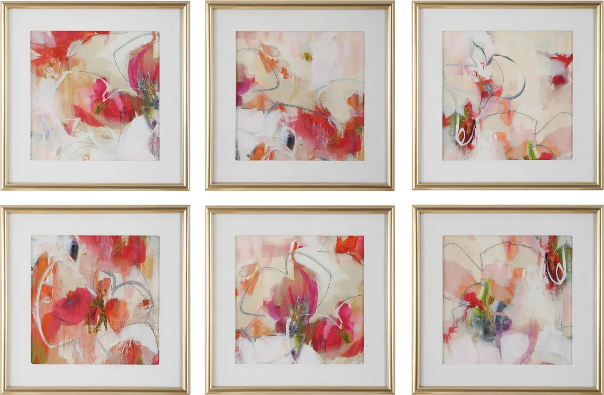 Gleys White Artwork, Set of 6