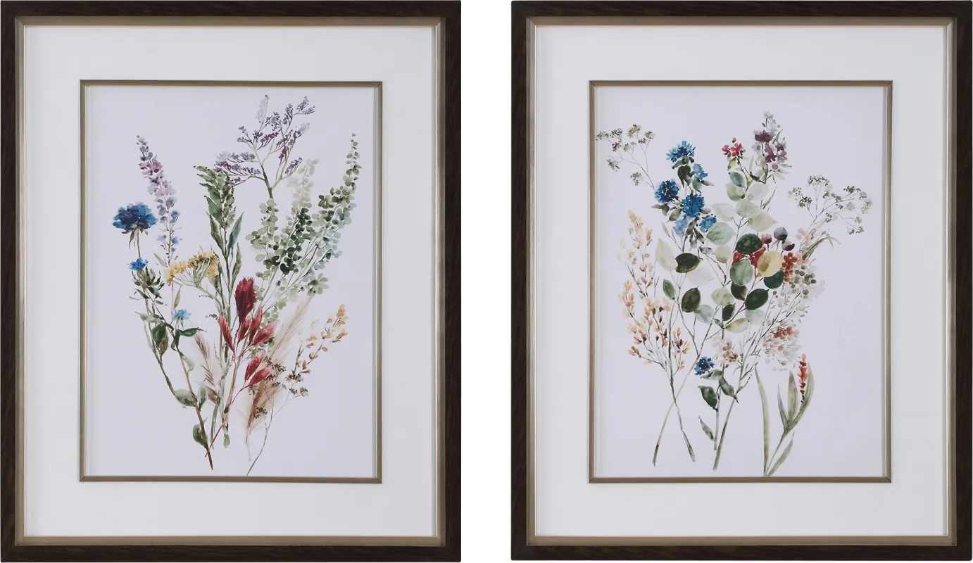 Wixiats Dark Brown Artwork, Set of 2