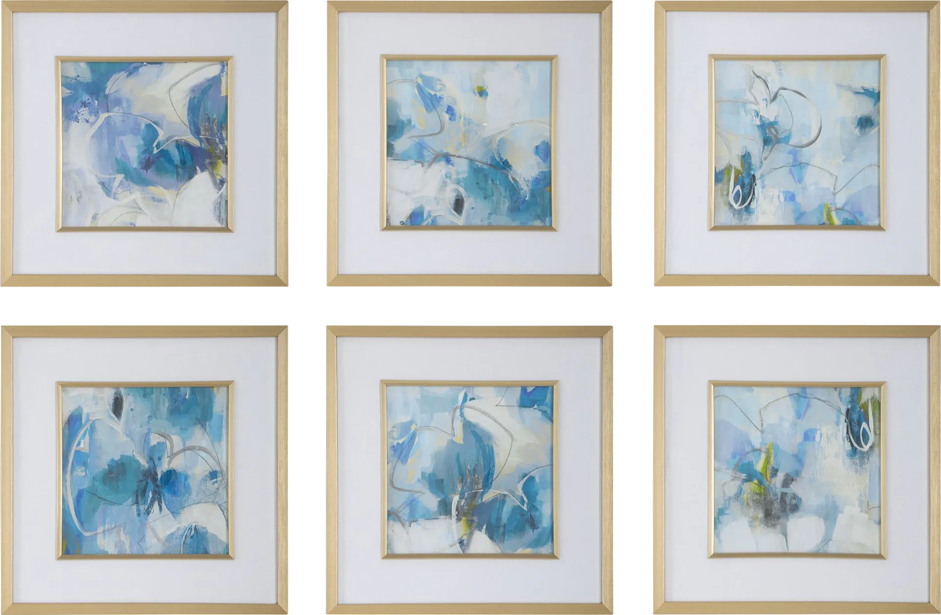 Uclak Gold Artwork, Set of 6 - Image 1