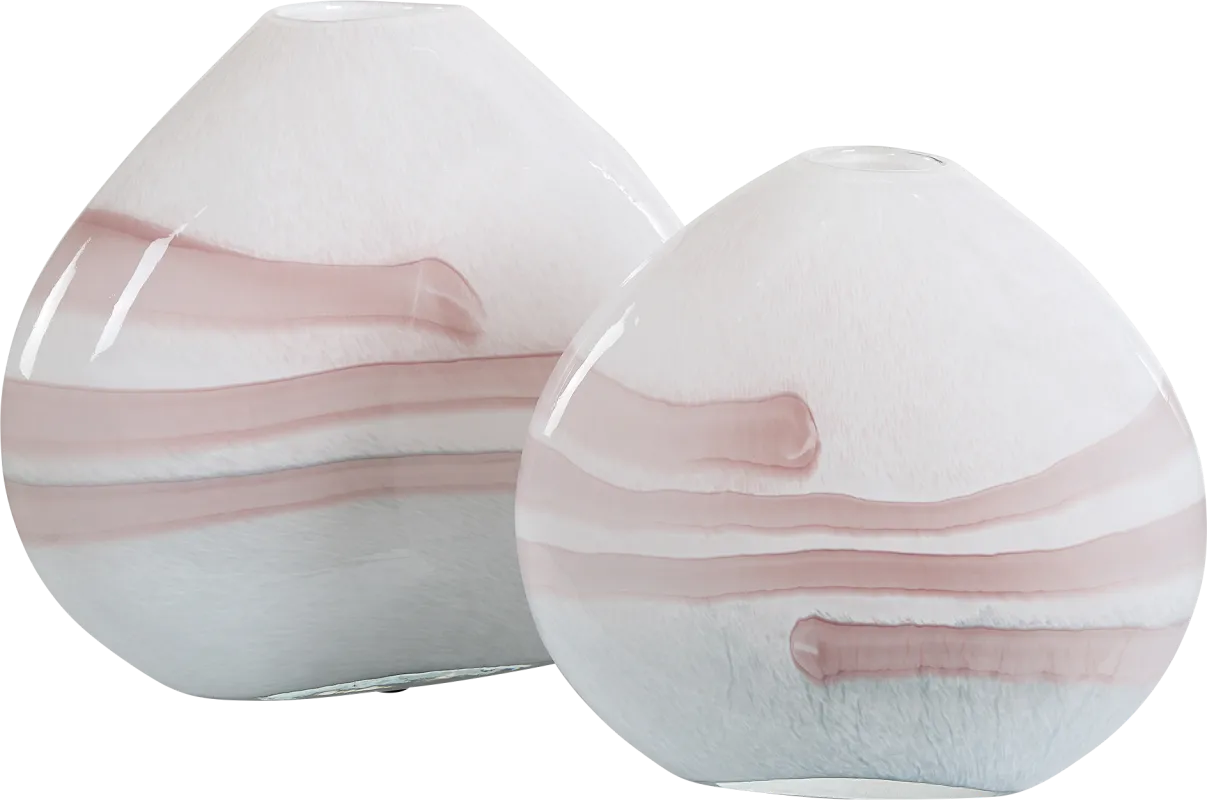 Srekliu Blush Vase, Set of 2
