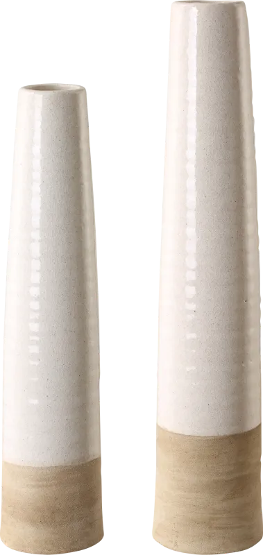 Imoblus White Vase, Set of 2