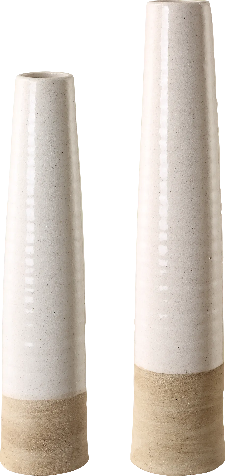 Imoblus White Vase, Set of 2 - Image 1