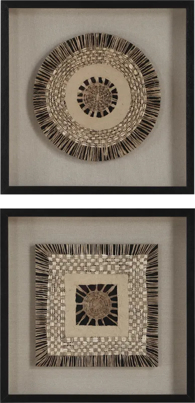 Paog Brown Shadow Box, Set of 2