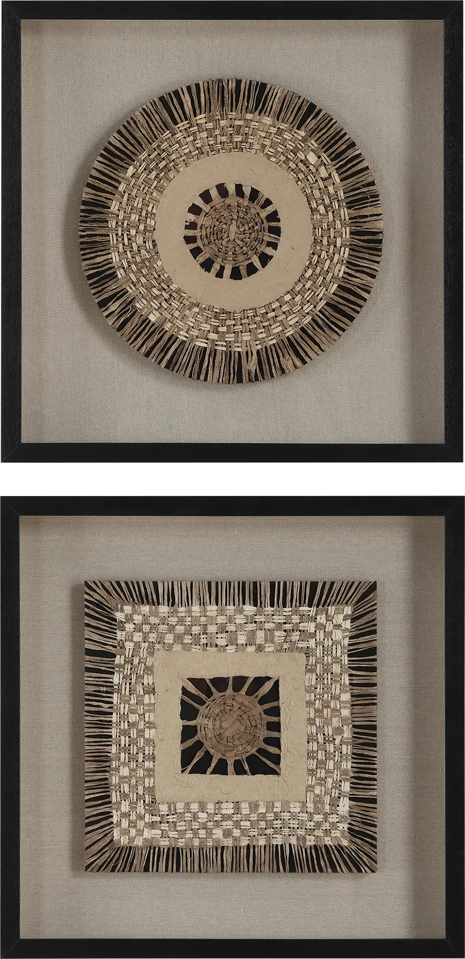 Paog Brown Shadow Box, Set of 2