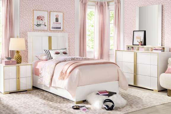 Kids Valentina White Dresser