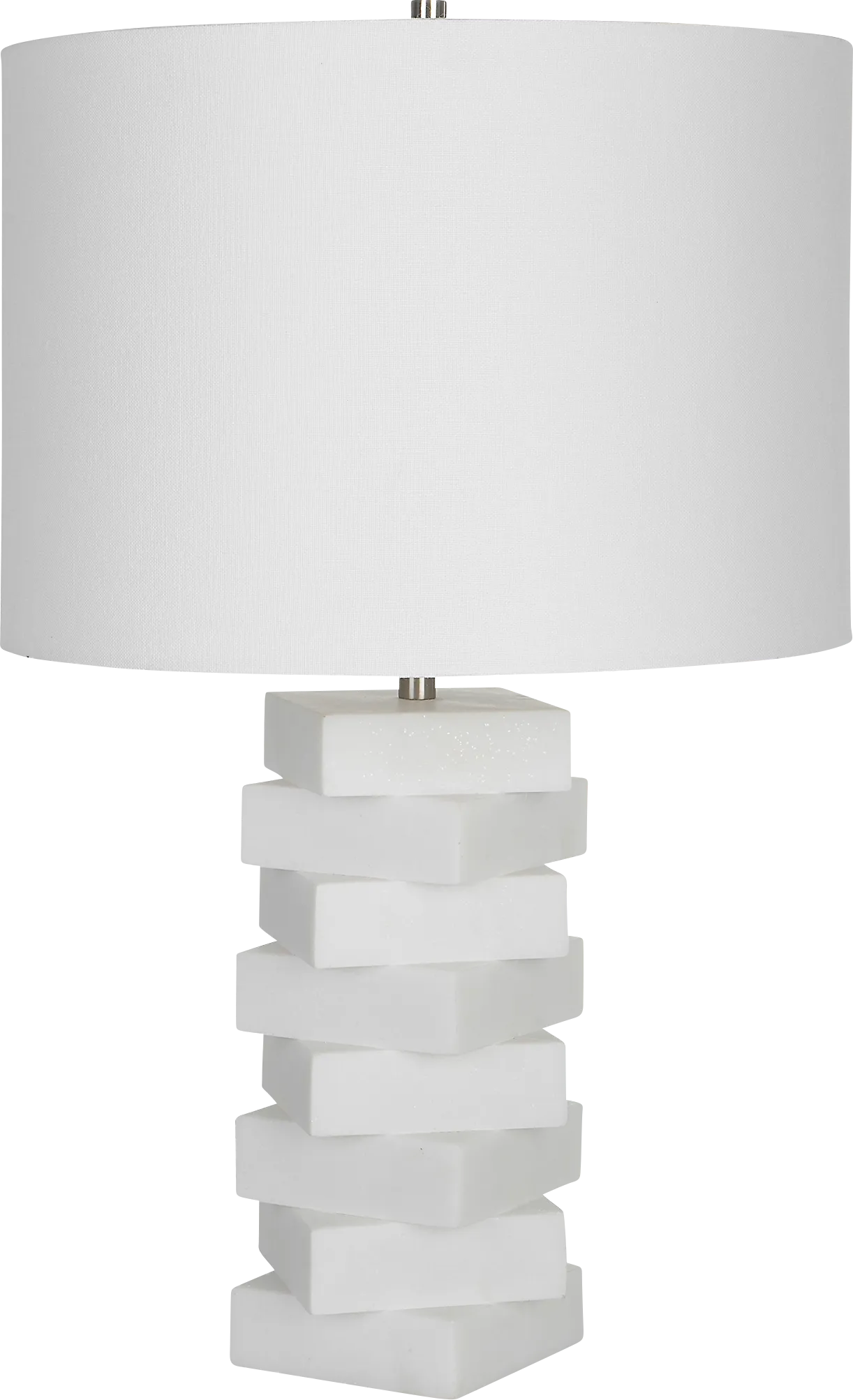 Logwood Hollow White Lamp - Image 1